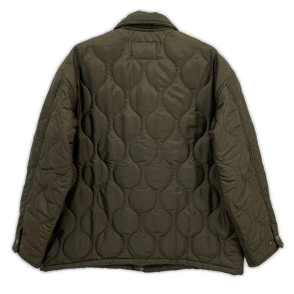 TRADITIONAL WEATHERWEAR Khaki Corduroy Collar Quilted Jacket
