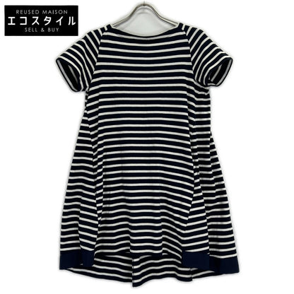 sacai sacai 17-03060 海军蓝×白色 船领条纹上衣