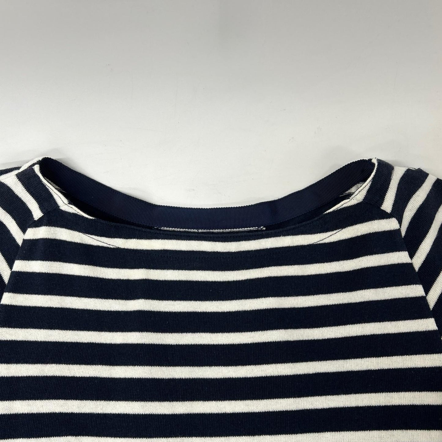 sacai sacai 17-03060 海军蓝×白色 船领条纹上衣