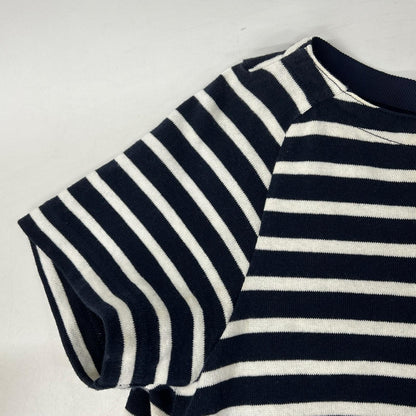 sacai sacai 17-03060 海军蓝×白色 船领条纹上衣