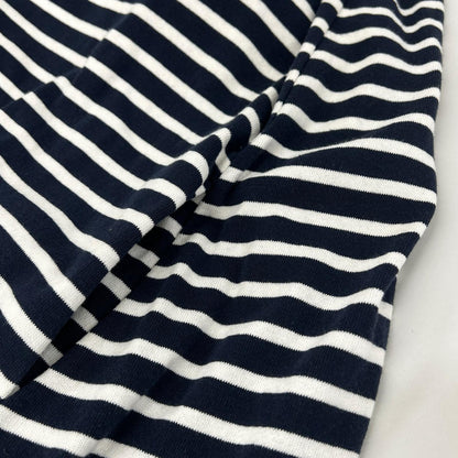 sacai sacai 17-03060 海军蓝×白色 船领条纹上衣