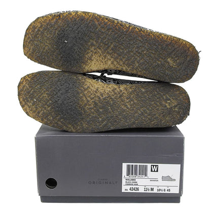 Clarks クラークス 美品 Bandana Wallabee バンダナワラビー シューズ メンズ ブラック 28.5cm 19SS シューズ