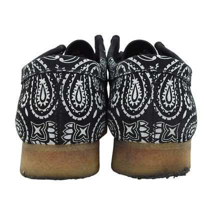 Clarks クラークス 美品 Bandana Wallabee バンダナワラビー シューズ メンズ ブラック 28.5cm 19SS シューズ