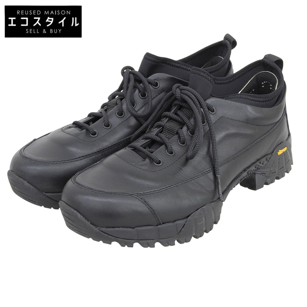 YOAK ヨーク JOURNEY LEATHER オールレザー スニーカー シューズ メンズ ブラック 43 シューズ