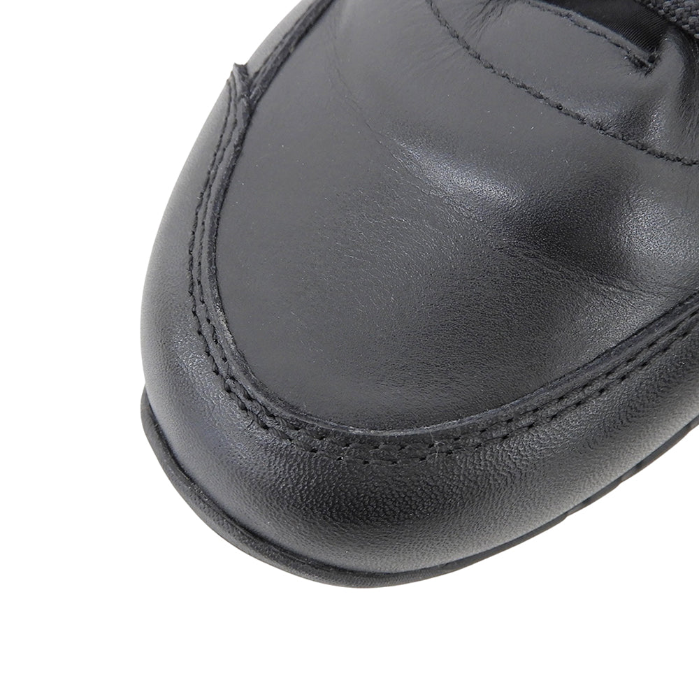 YOAK ヨーク JOURNEY LEATHER オールレザー スニーカー シューズ メンズ ブラック 43 シューズ