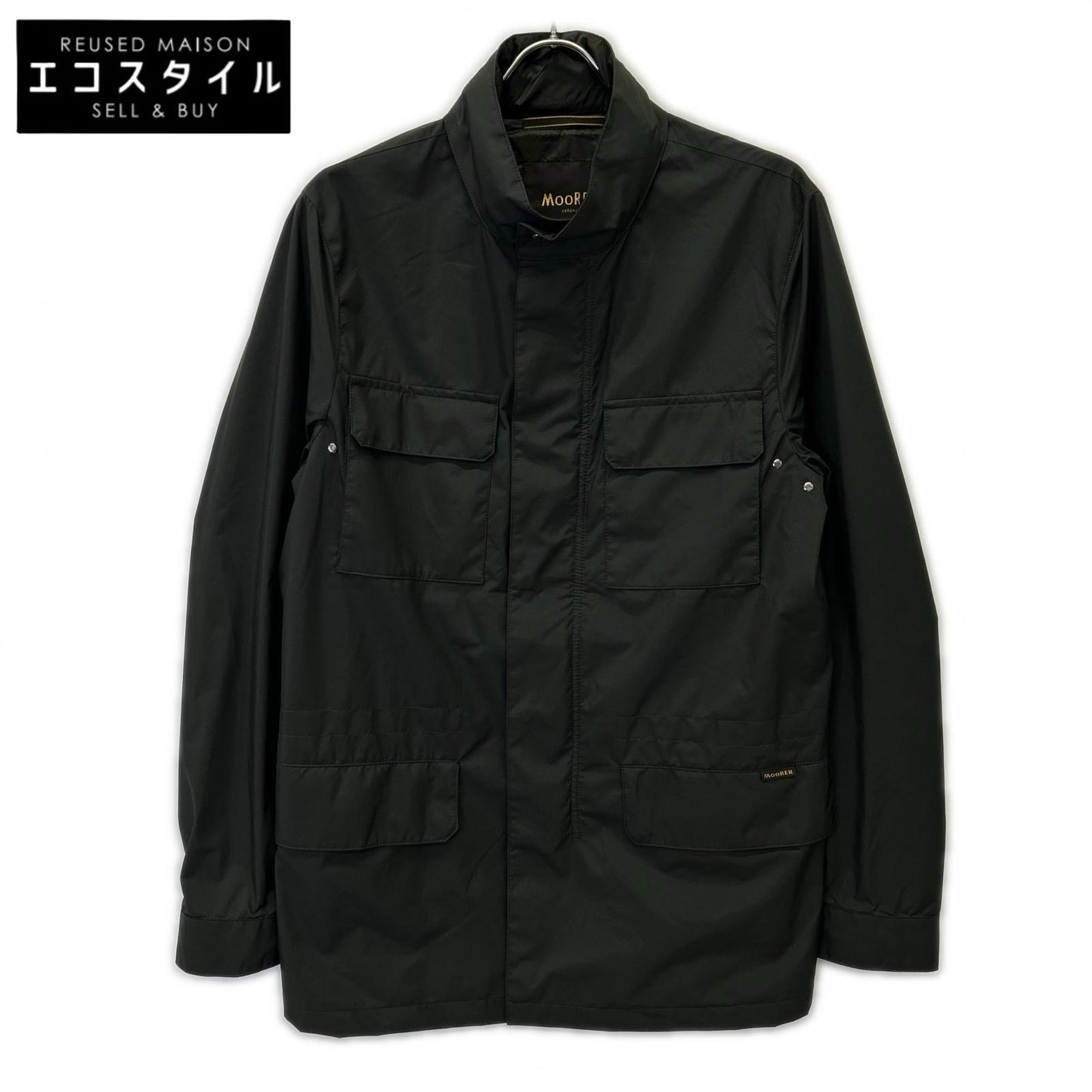 MOORER ムーレー カーキ SARNICO-STP スタンドカラー フィールドジャケット ジャケット