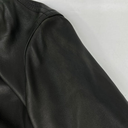 Black Lambskin JURI Rider's Jacket 42 Men's