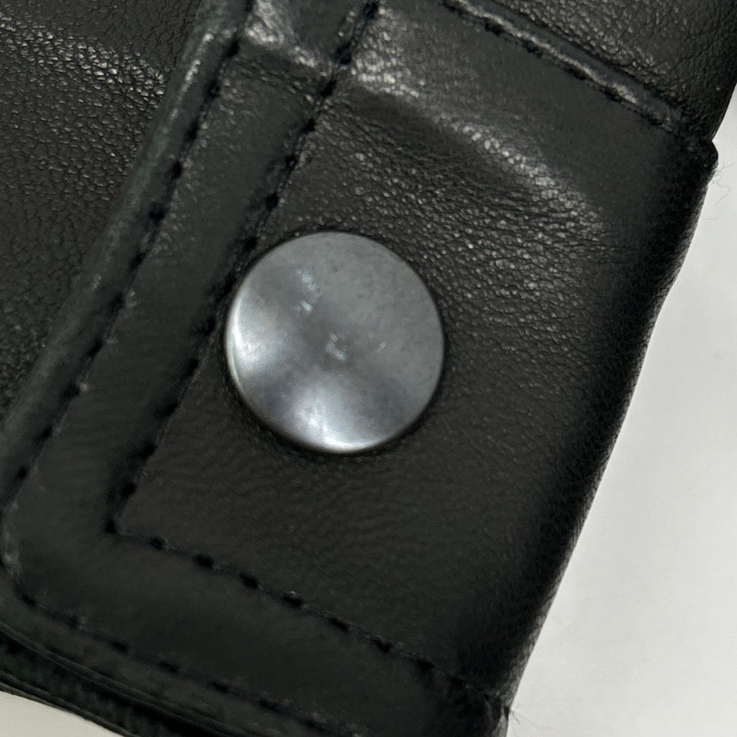 Black Lambskin JURI Rider's Jacket 42 Men's