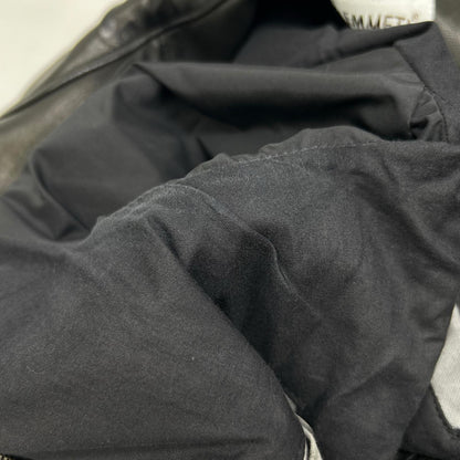 Black Lambskin JURI Rider's Jacket 42 Men's