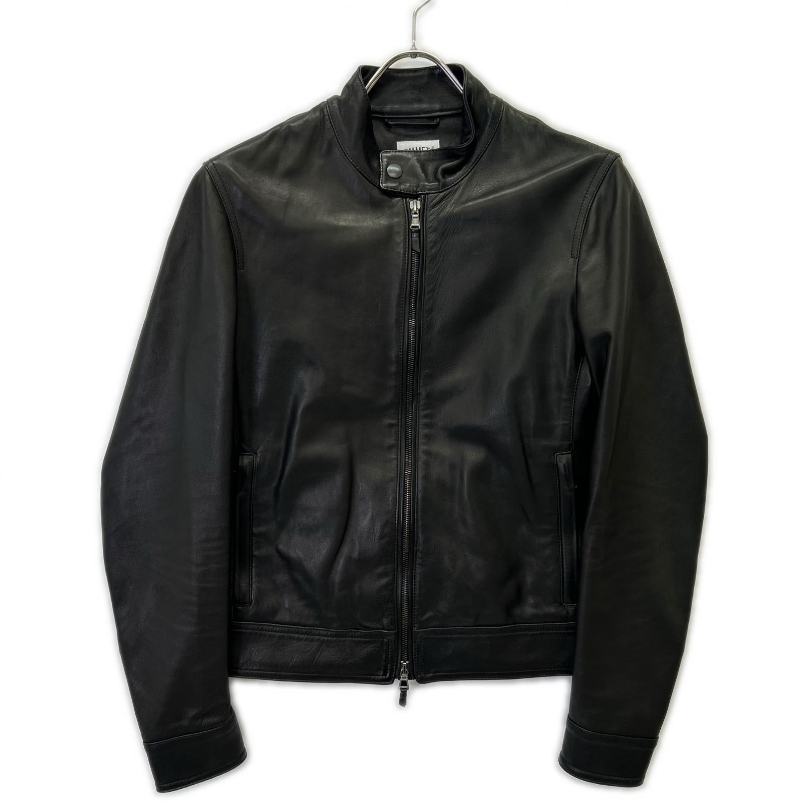 Black Lambskin JURI Rider's Jacket 42 Men's