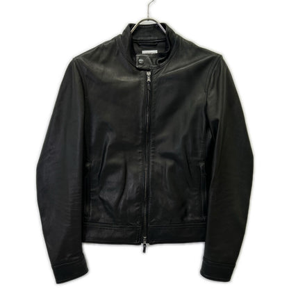 Black Lambskin JURI Rider's Jacket 42 Men's