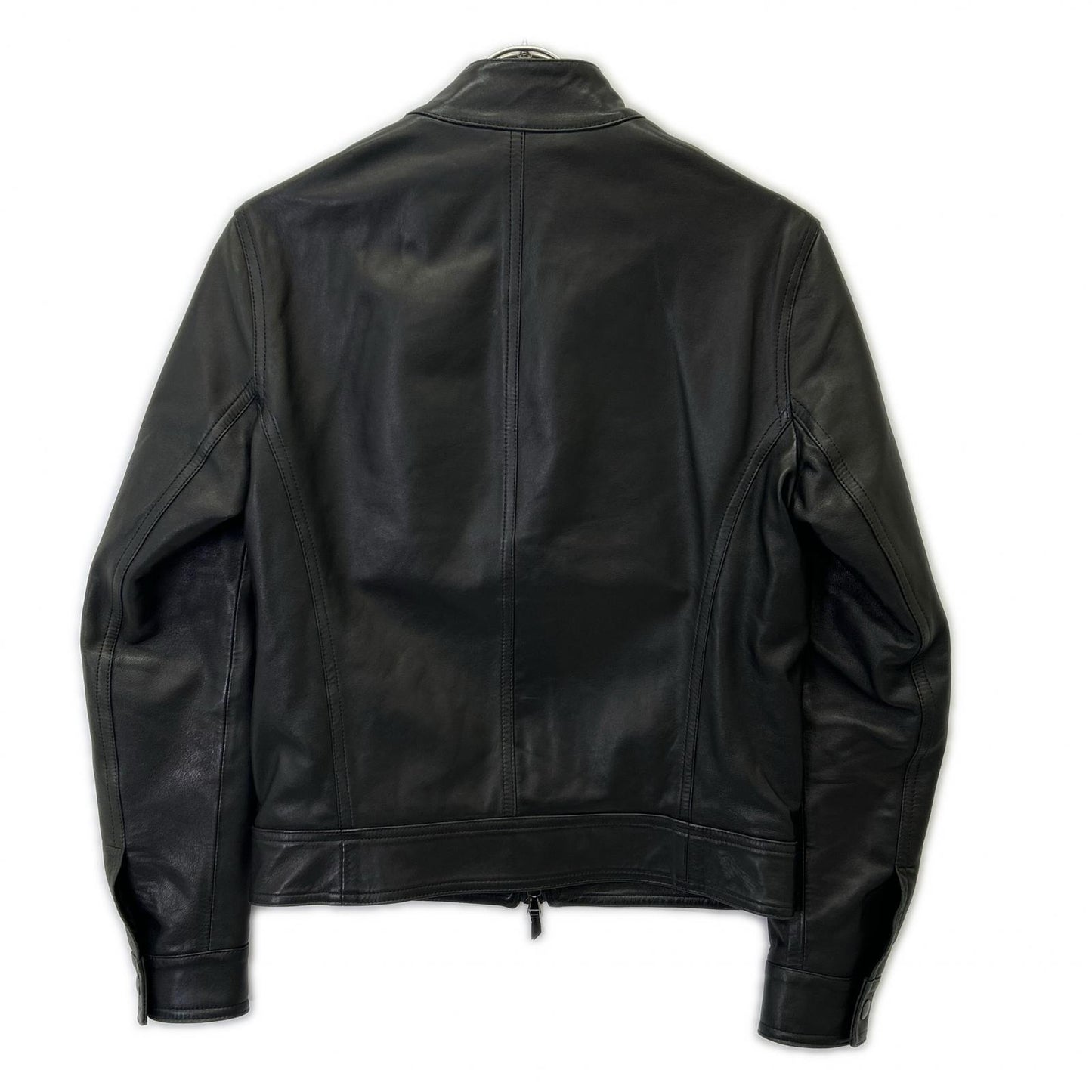 Black Lambskin JURI Rider's Jacket 42 Men's