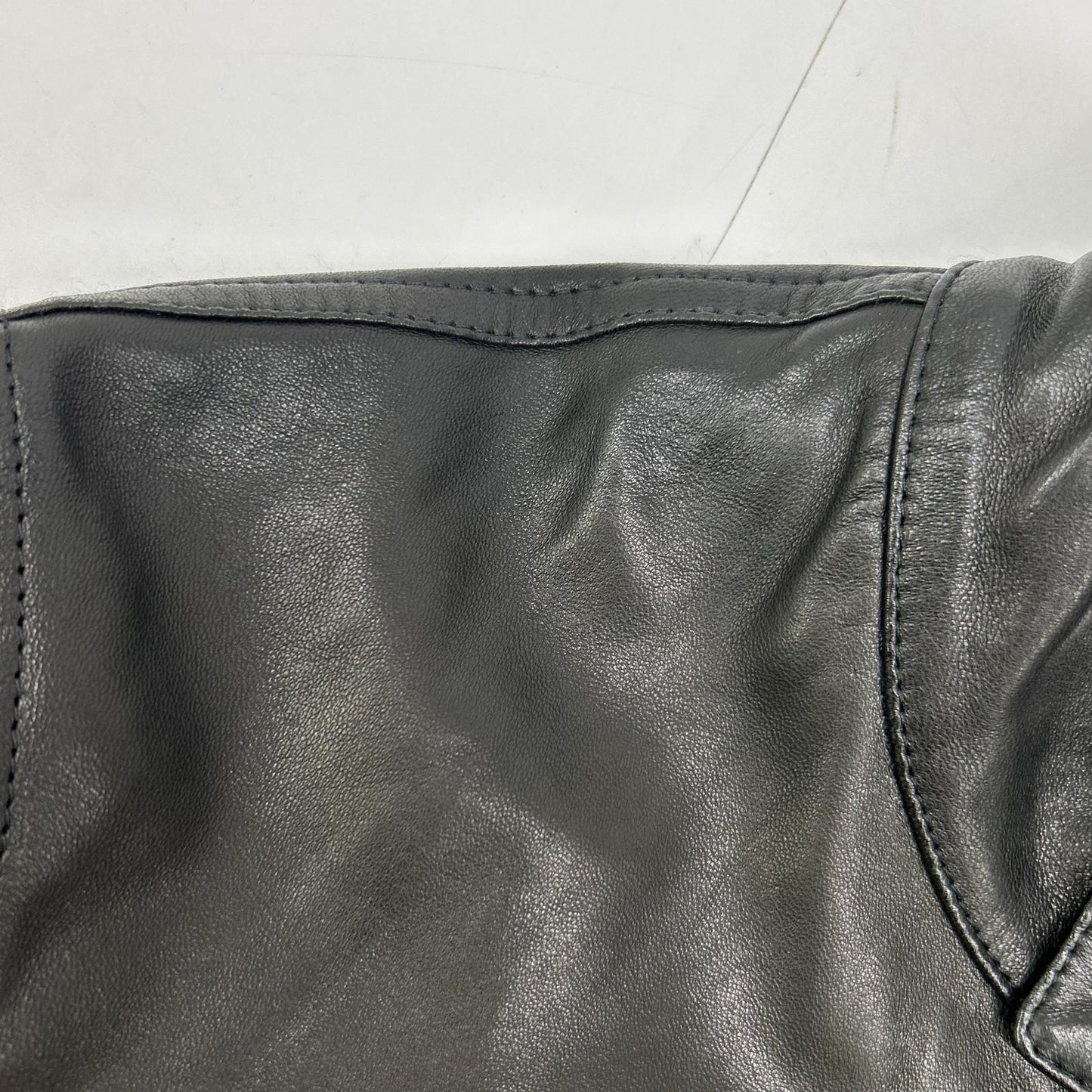 Black Lambskin JURI Rider's Jacket 42 Men's
