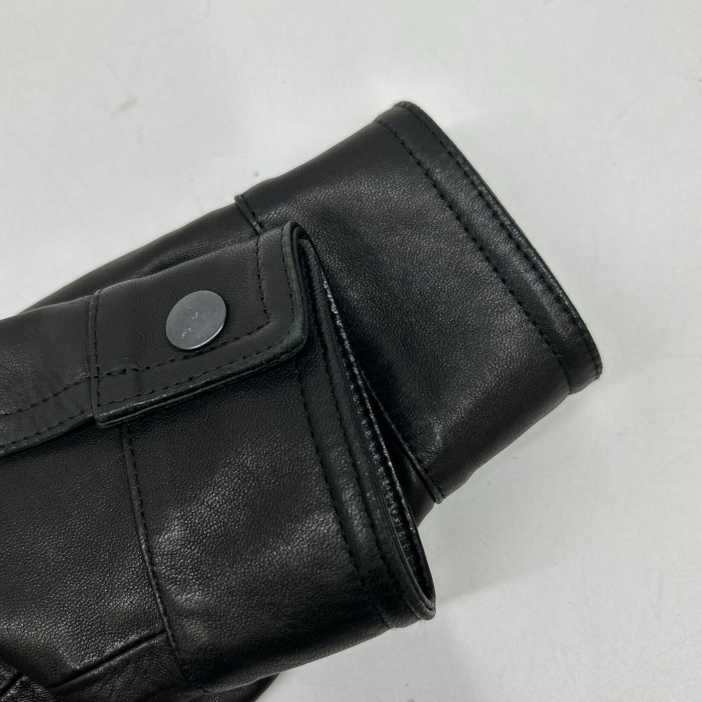 Black Lambskin JURI Rider's Jacket 42 Men's