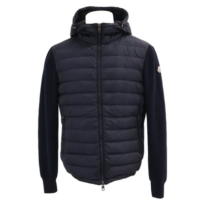 MONCLER モンクレール B20919413000 MAGLIONE TRICOT CARDIGAN ニット/ナイロン切替 フーディダウンジャケット ジャケット