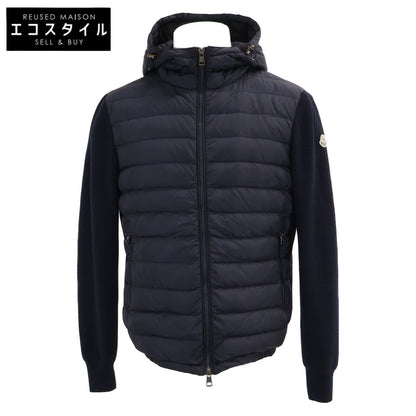 MONCLER モンクレール B20919413000 MAGLIONE TRICOT CARDIGAN ニット/ナイロン切替 フーディダウンジャケット ジャケット