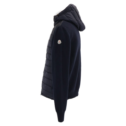 MONCLER モンクレール B20919413000 MAGLIONE TRICOT CARDIGAN ニット/ナイロン切替 フーディダウンジャケット ジャケット