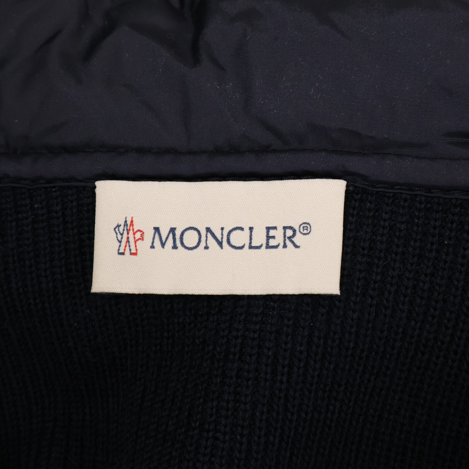 MONCLER モンクレール B20919413000 MAGLIONE TRICOT CARDIGAN ニット/ナイロン切替 フーディダウンジャケット ジャケット