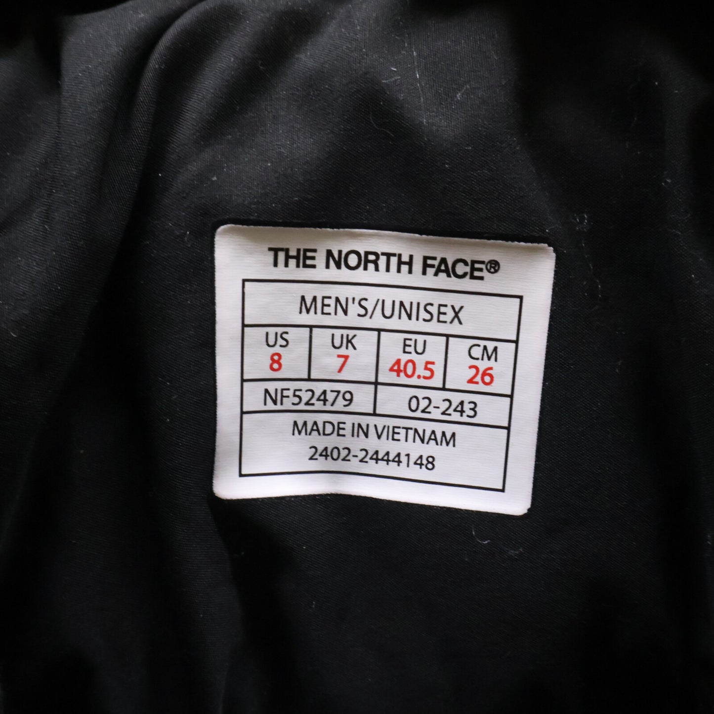 THE NORTH FACE [Excellent Condition] NF52479 Nuptse Bootie Waterproof VII Short Arctic Grip Boots Shoes