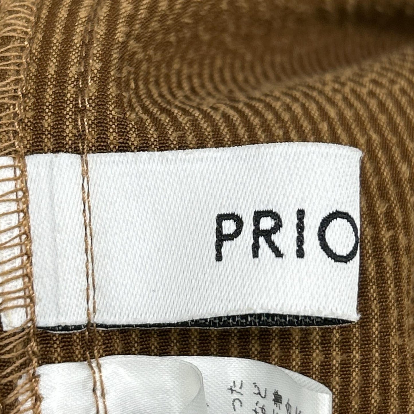 Priority プライオリティ P57110BF ブラウン ナイロン混 コーデュロイシャツジャケット ジャケット
