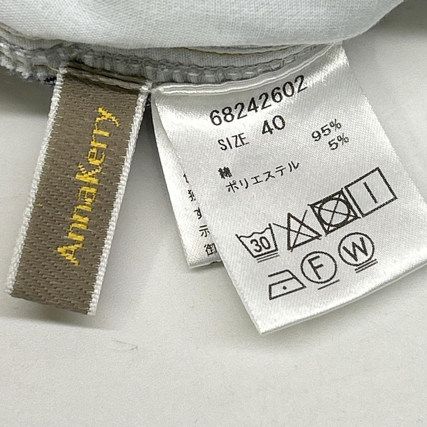 68242602 ｳｫｯｼｭﾌﾞﾙｰ ｺｯﾄﾝ混 ﾄﾞﾛｰｽﾄﾘﾝｸﾞ ｽﾄﾚｰﾄﾃﾞﾆﾑﾊﾟﾝﾂ ボトムス 40 レディース