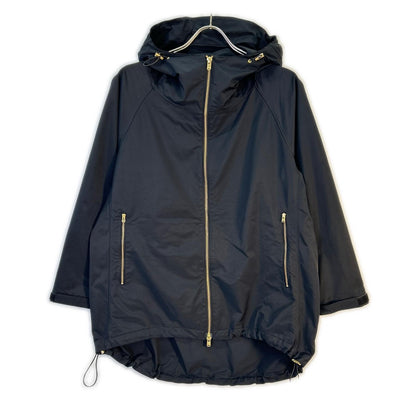 BONJOUR MADAME ボンジュールマダム ×Deuxieme Classe 20-010-500-9010 ブラック ドローコード ナイロンジップフーディ ジャケット