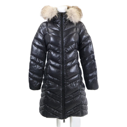 MONCLER 盟可睐 D20934934425 FULMAR 带毛领连帽长款羽绒服