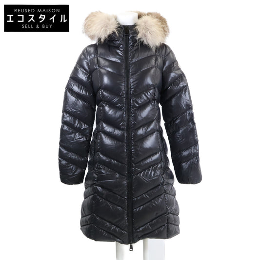 MONCLER モンクレール D20934934425 FULMAR ファー付フーディロングダウン コート