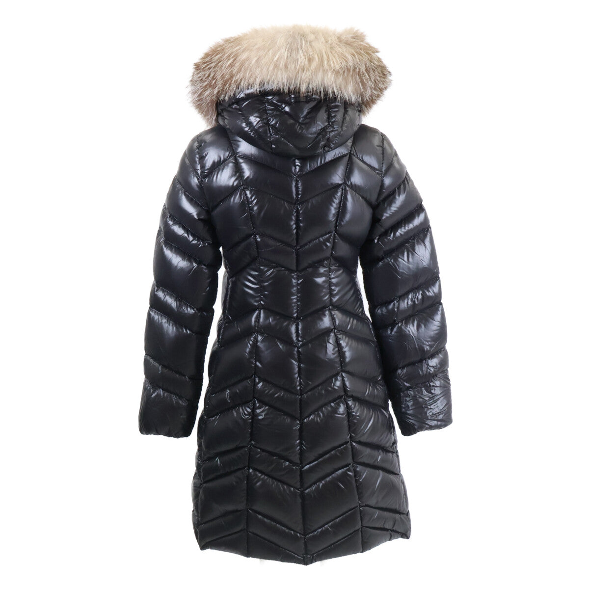 MONCLER 盟可睐 D20934934425 FULMAR 带毛领连帽长款羽绒服