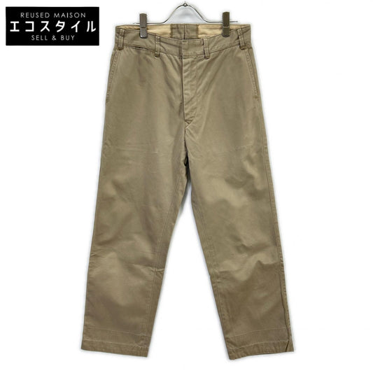 50860363 Beige Cotton Chino Pants Bottoms 30 Women's