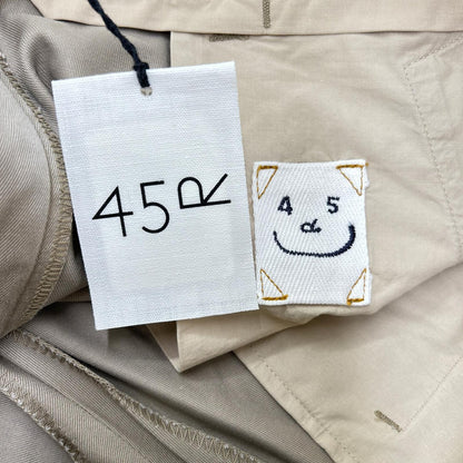 45R フォーティファイブ アール 50860363 ベージュ コットン チノパンツ ボトムス