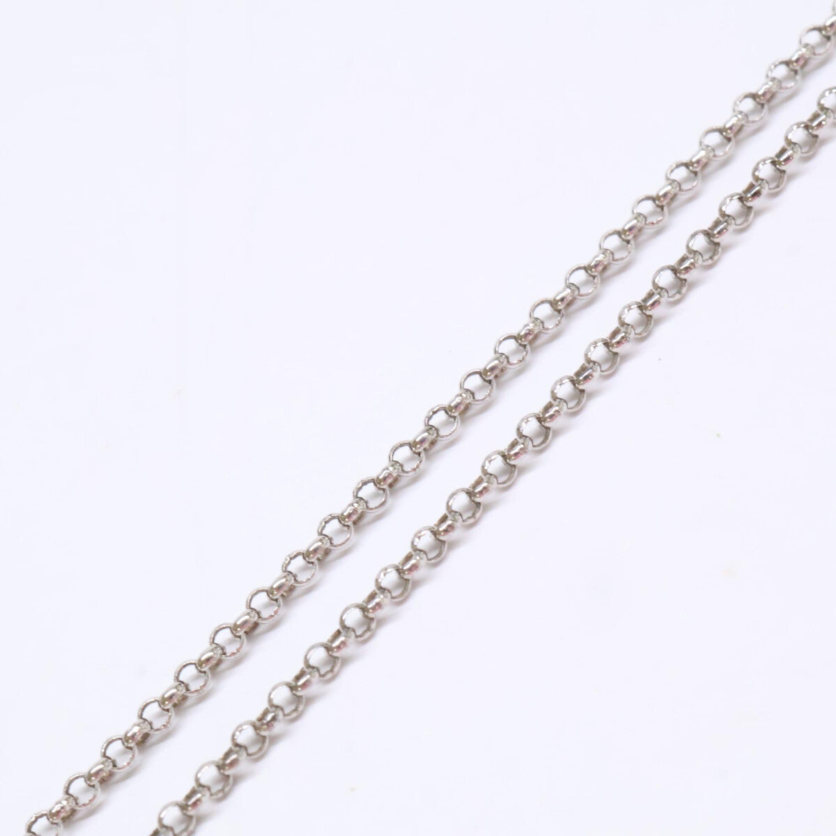 CELINE セリーヌ SILVER 925 ラインストーン ホースシュー ネックレス
