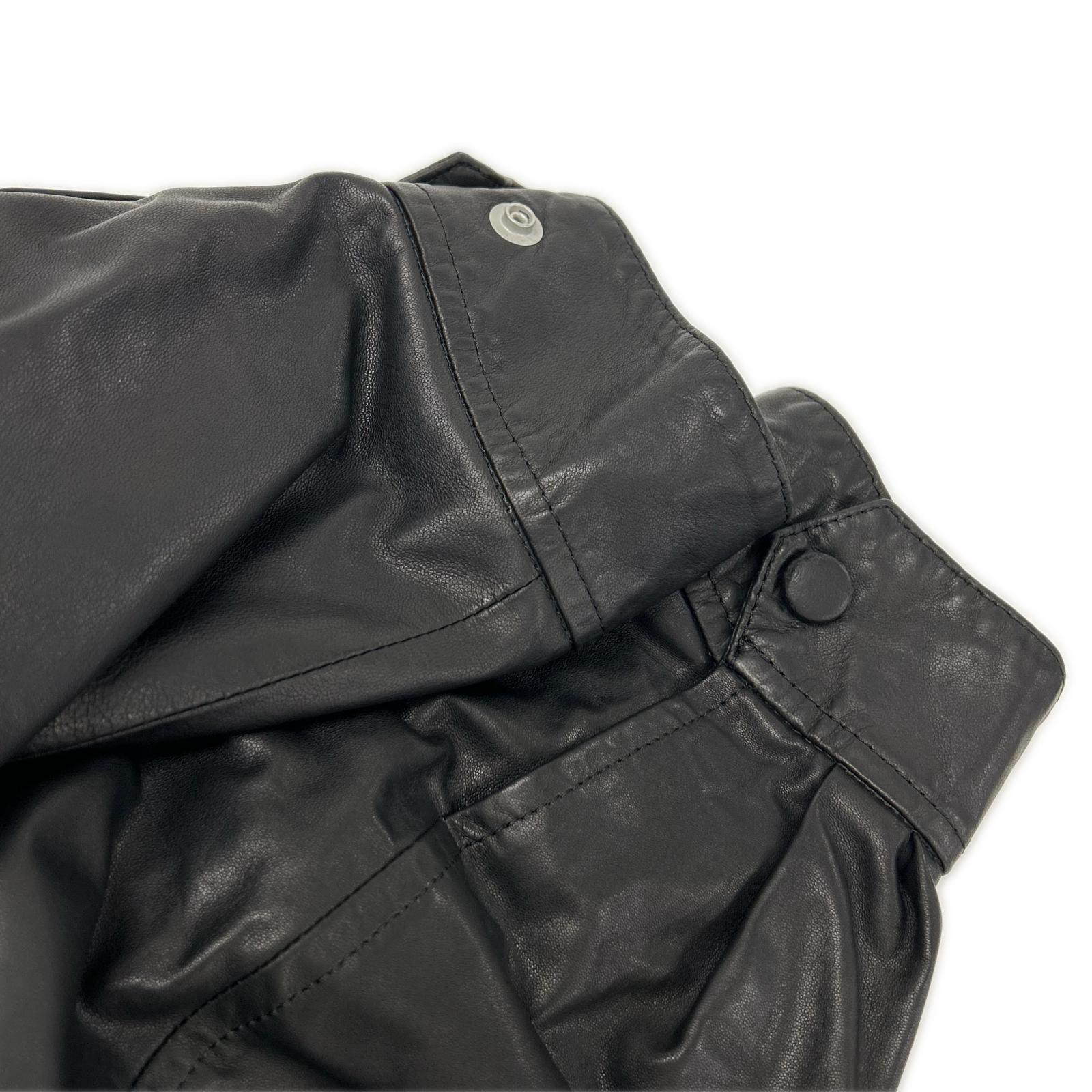 YLEVE イレーヴ 【26SS】1706125004 SHEEP LEATHER ZIP BLOUSON シープレザー ジップ ブルゾン ジャケット