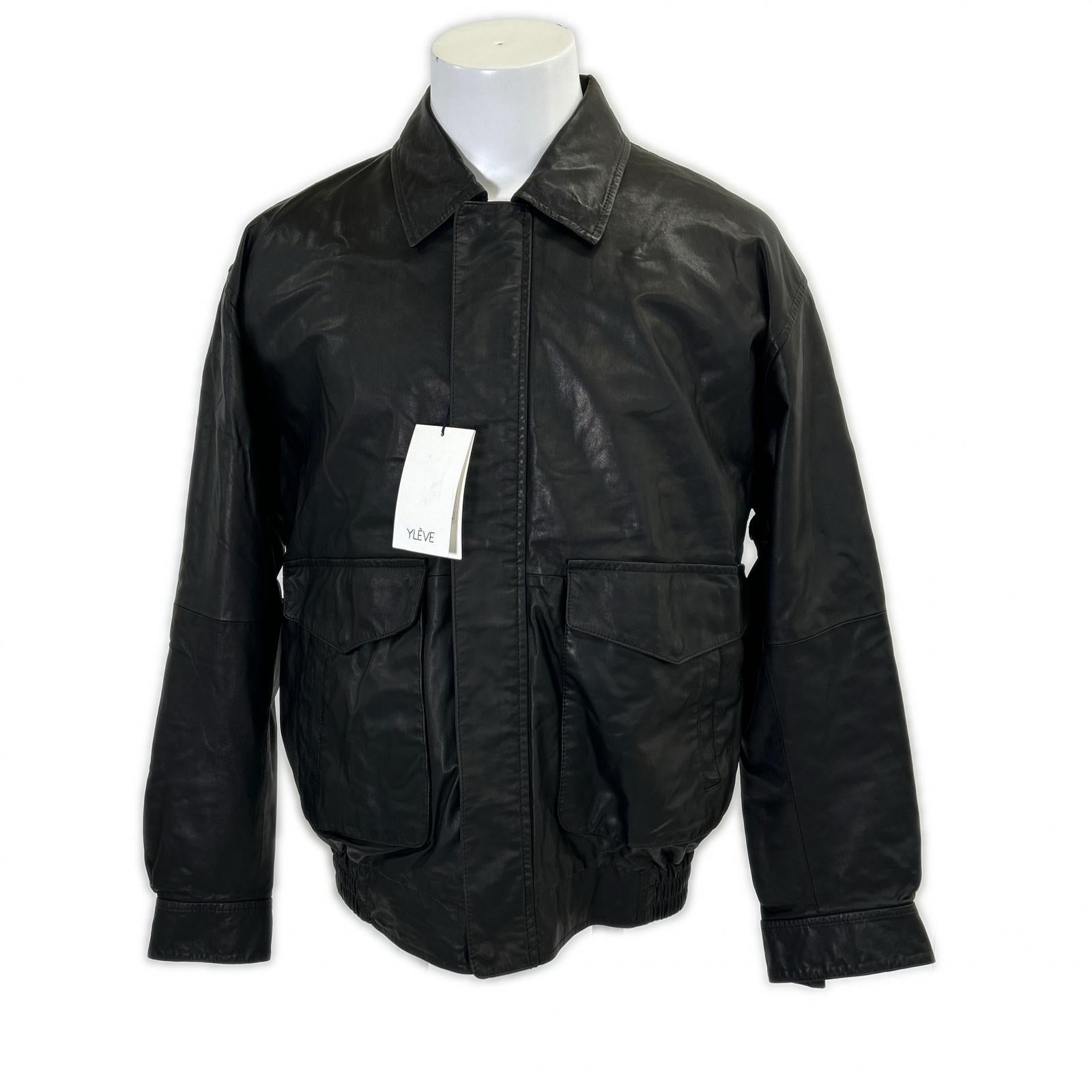 YLEVE イレーヴ 【26SS】1706125004 SHEEP LEATHER ZIP BLOUSON シープレザー ジップ ブルゾン ジャケット