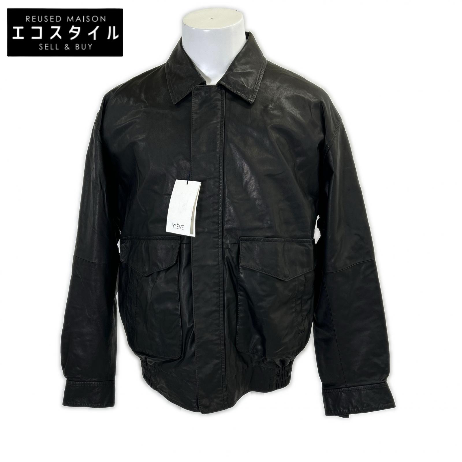YLEVE イレーヴ 【26SS】1706125004 SHEEP LEATHER ZIP BLOUSON シープレザー ジップ ブルゾン ジャケット