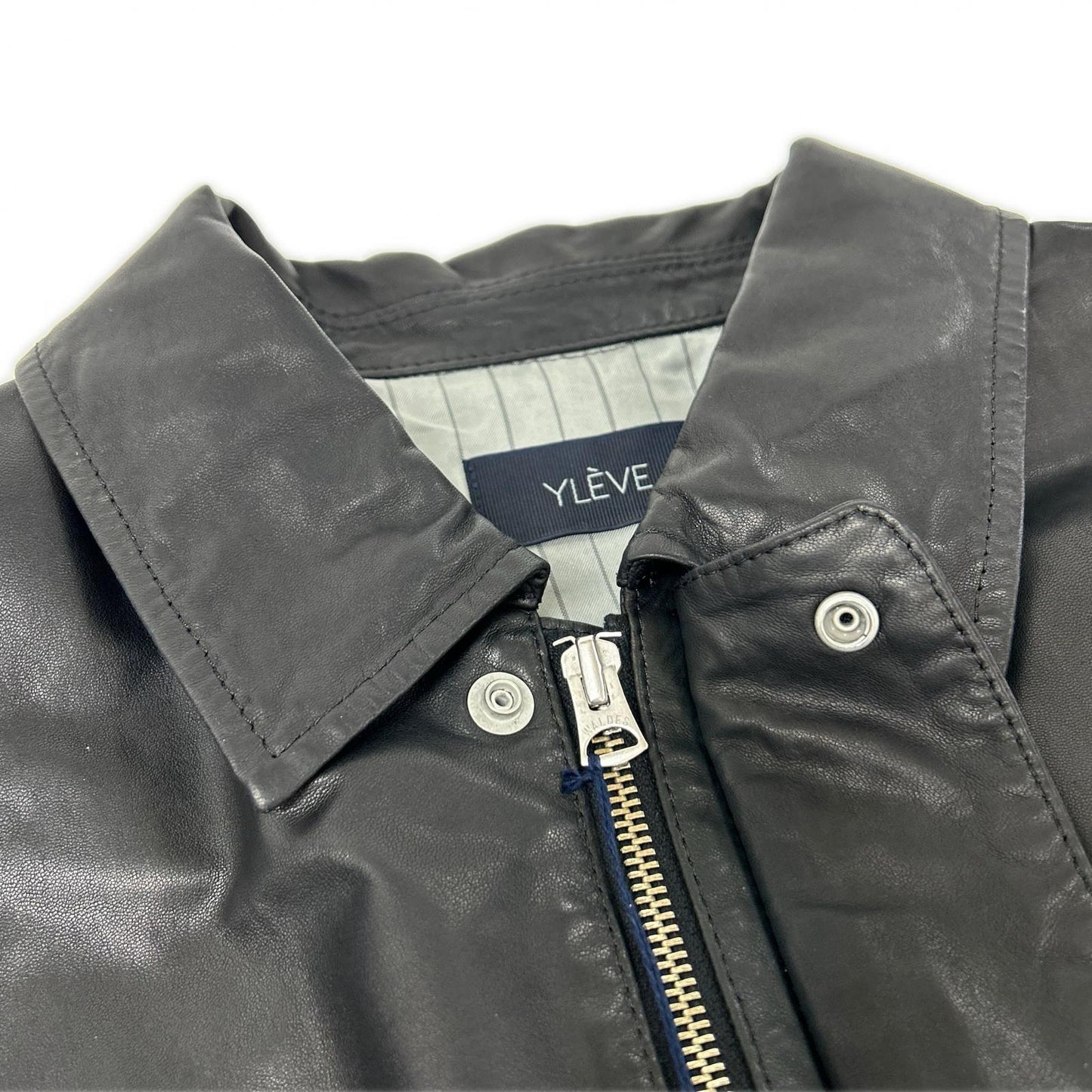 YLEVE イレーヴ 【26SS】1706125004 SHEEP LEATHER ZIP BLOUSON シープレザー ジップ ブルゾン ジャケット