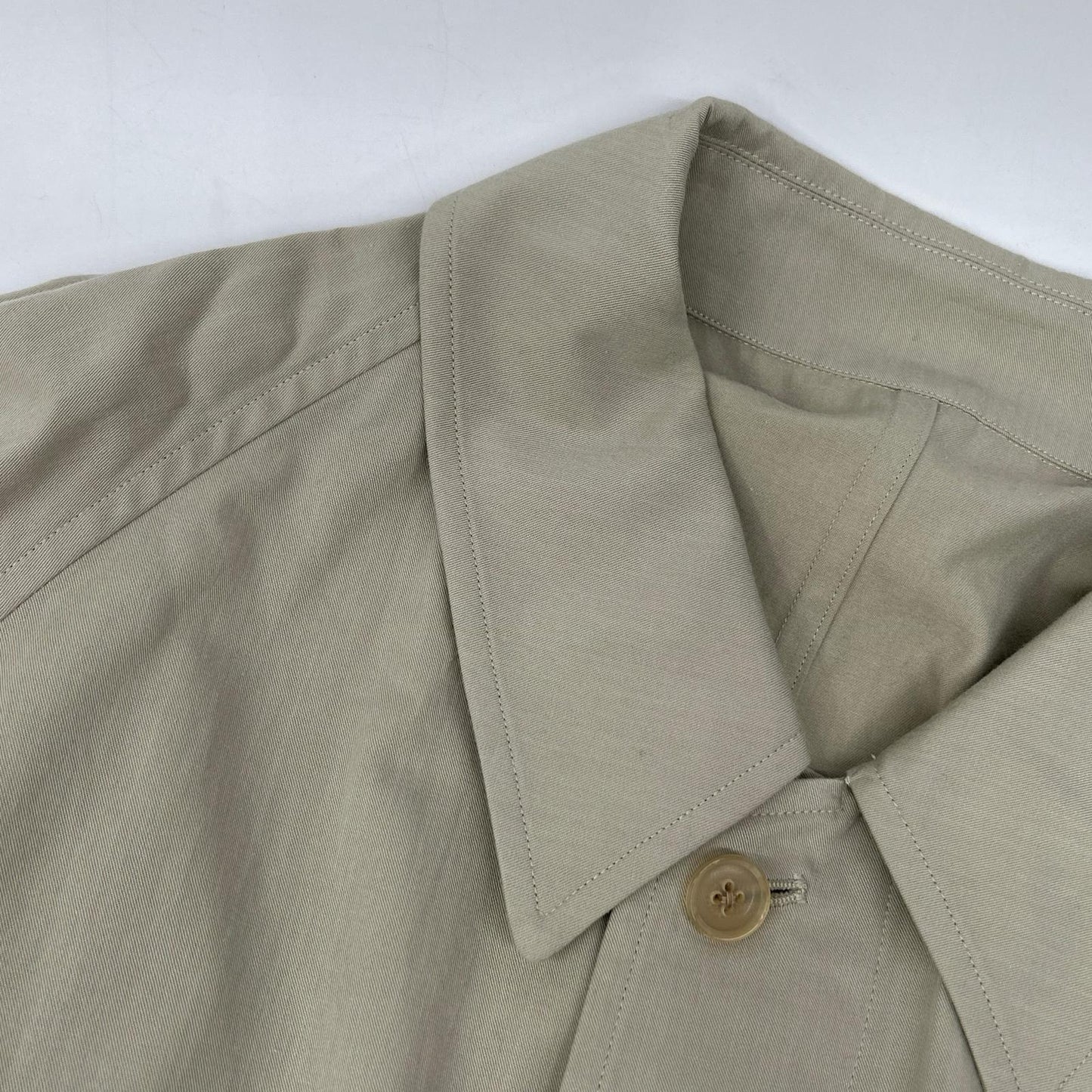 YLEVE イレーヴ 26SS 1706110005 ベージュ COTTON BREND CHAMBRAY COAT シャンブレーステンカラーコート コート