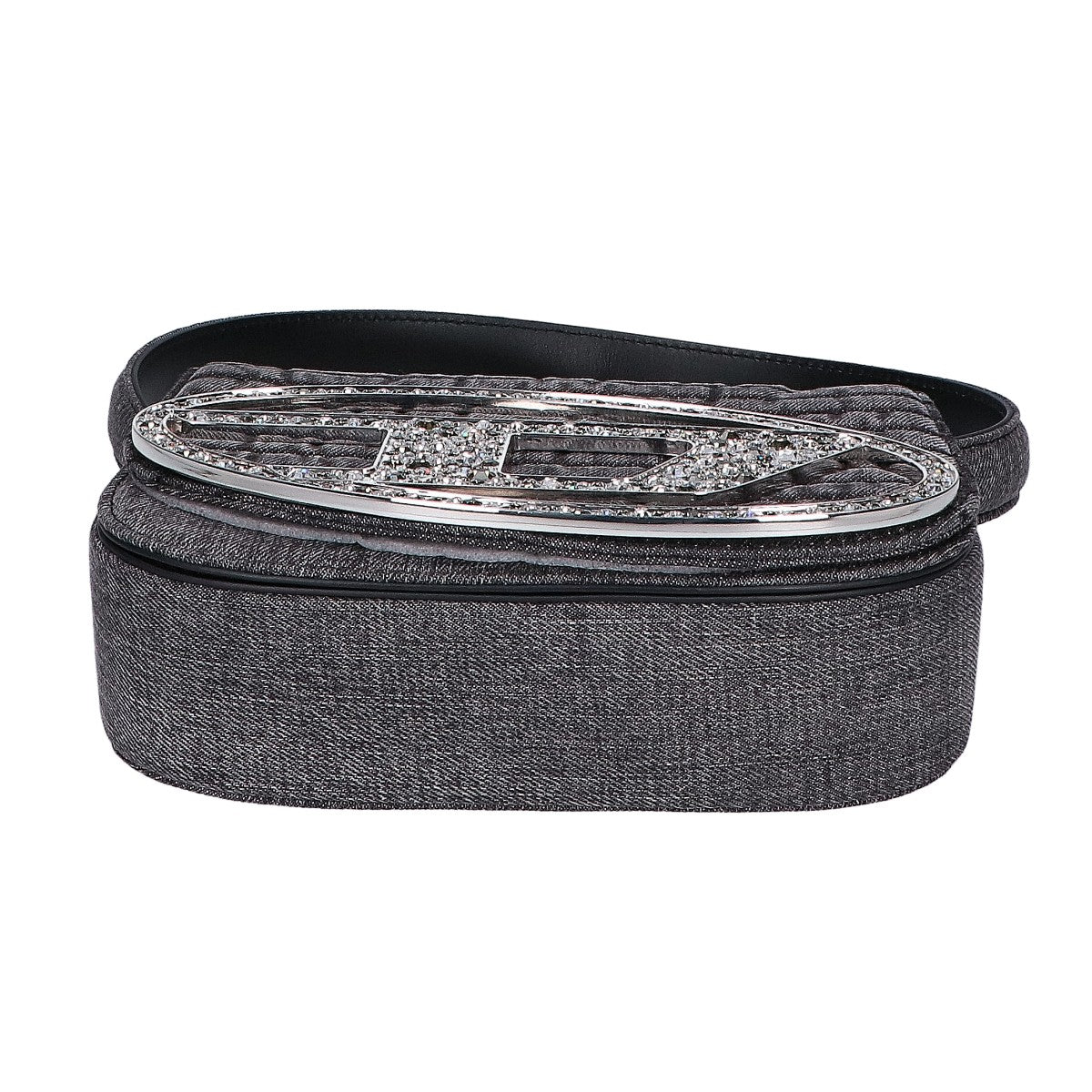 DIESEL ディーゼル 【美品】X08396 P5237 T8013 1DR オーバルD ロゴ デニム 2WAY ショルダーバッグ