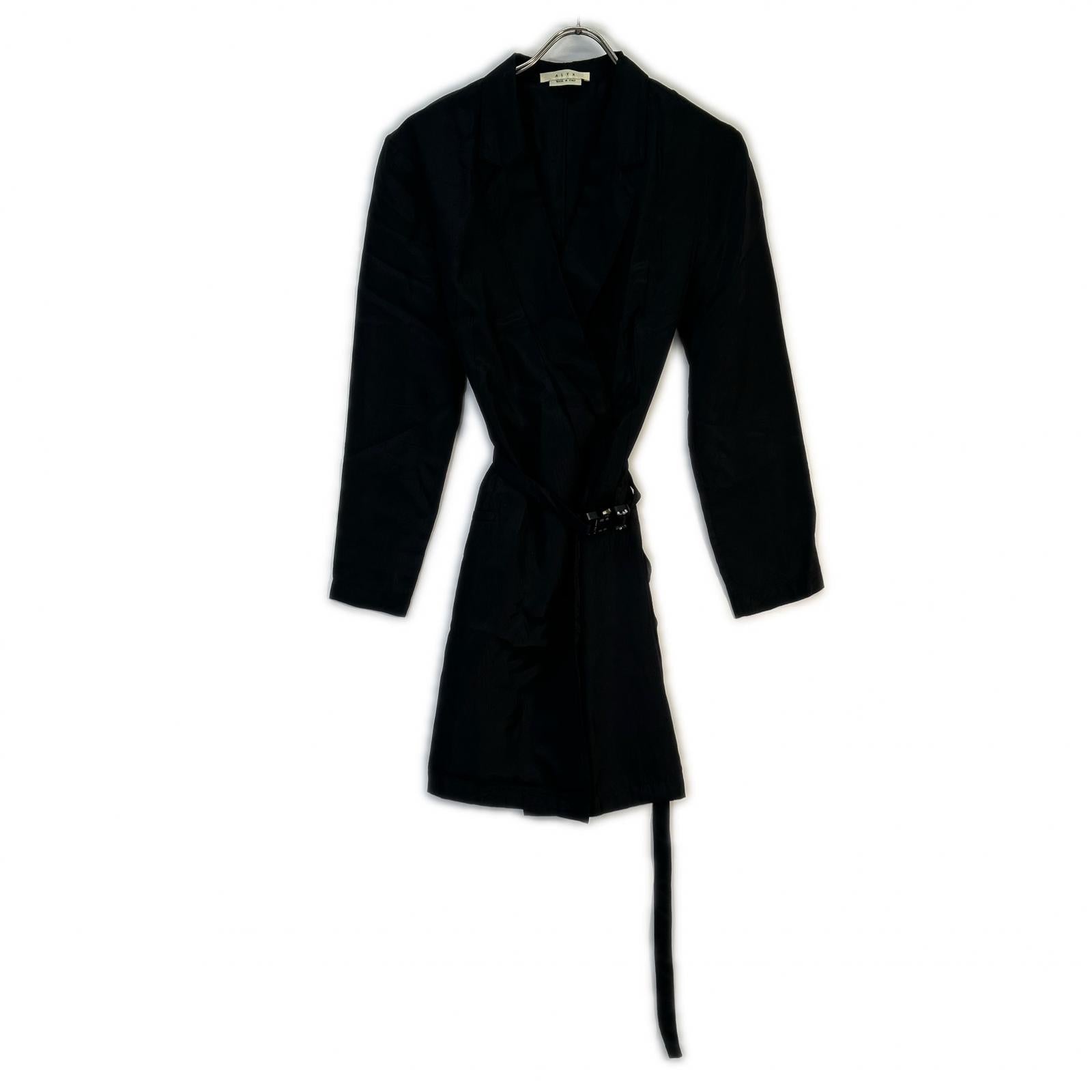 Ladies' Black Cobra Buckle Belt Long Shirt Top 38