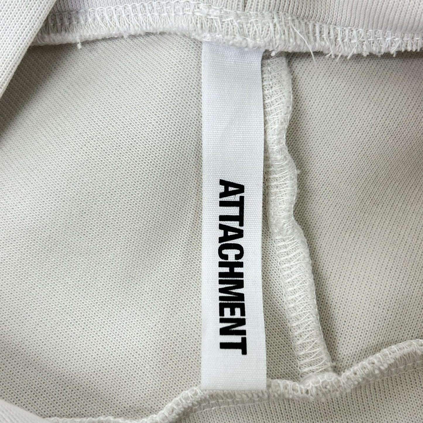 ATTACHMENT アタッチメント AJ31-008 アイボリー ダブルニットフーディー トップス
