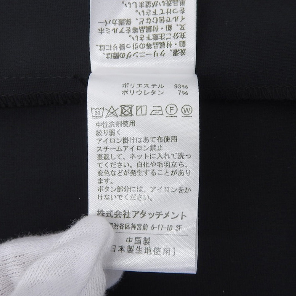 ATTACHMENT アタッチメント 未使用 ルカマットツイスト 2Bテーラードジャケット メンズ ブラック 1 AG41-075 24年 ジャケット