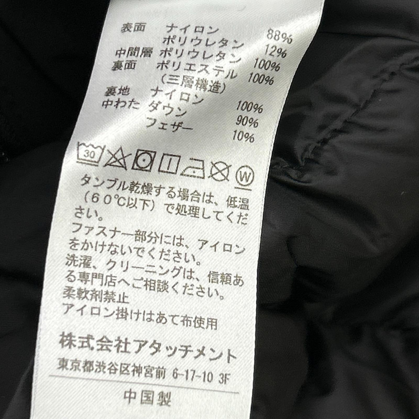 AB32-040 23年 黑色 3L 轻量塔夫绸连帽羽绒服 1 男士