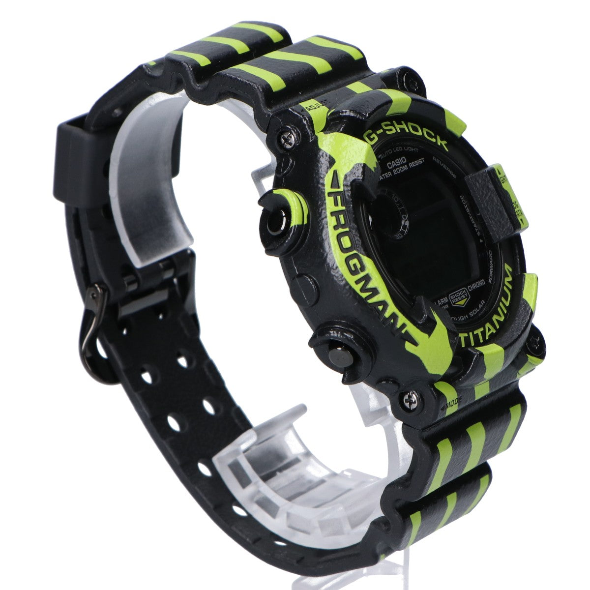 G-SHOCK G震动 全新未使用 GW-8200TPF-1JR 潜水表 FROGMAN 蛙人 迷彩箭毒蛙 太阳能手表