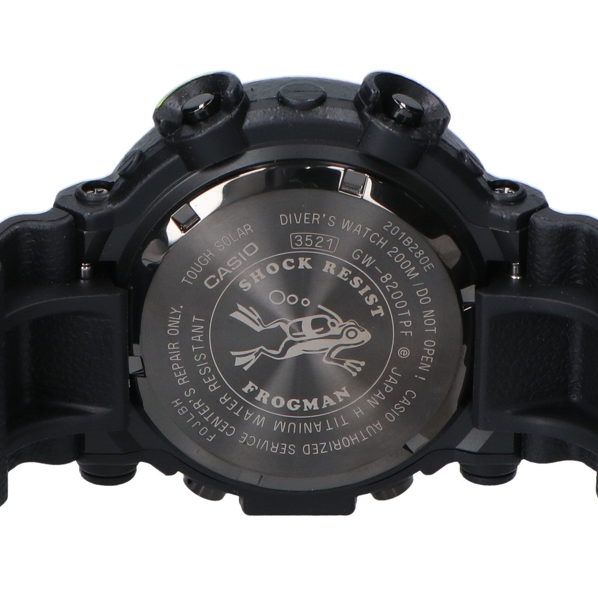 G-SHOCK G震动 全新未使用 GW-8200TPF-1JR 潜水表 FROGMAN 蛙人 迷彩箭毒蛙 太阳能手表