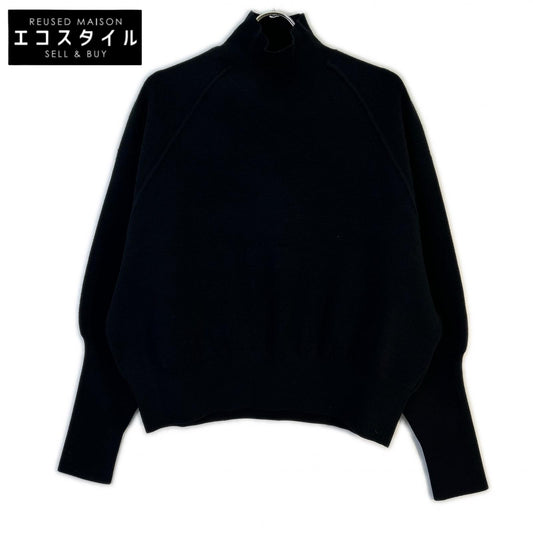 ACNE STUDIOS アクネ ストゥディオズ FN-WN-KNIT000179 ブラック ウール混 ドルマンスリーブ タートルネックニットプルオーバー トップス