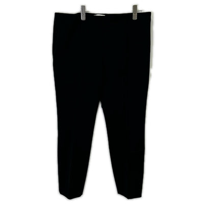 THE ROW Black Side Zip Center Seam Tapered Jersey Pants Bottoms