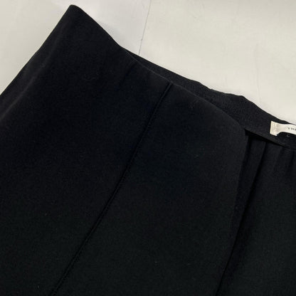 THE ROW Black Side Zip Center Seam Tapered Jersey Pants Bottoms
