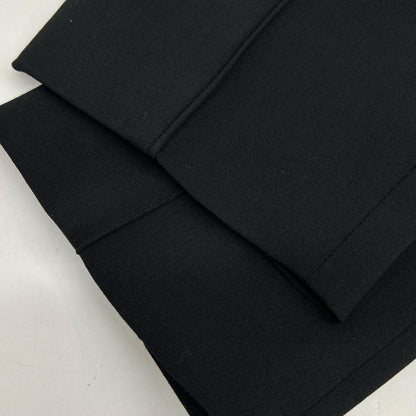THE ROW Black Side Zip Center Seam Tapered Jersey Pants Bottoms