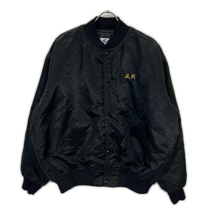 GAME Sportswear 90's Black Vietnam Veterans Nylon Stadium Jacket XL Men's