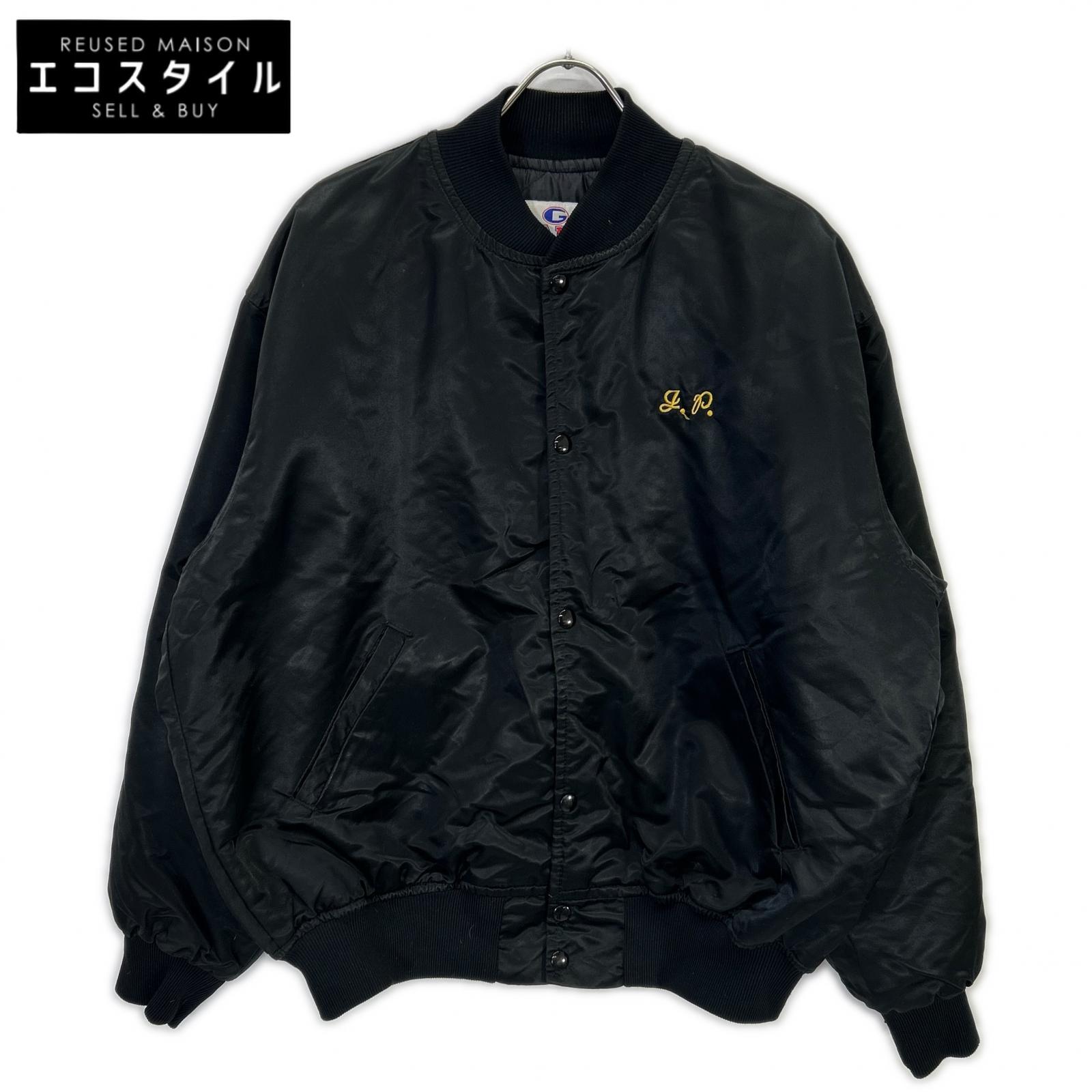 GAME Sportswear 90's Black Vietnam Veterans Nylon Stadium Jacket XL Men's